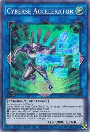 Cyberse Accelerator - Limited - Super Rare - IGAS-ENSE1