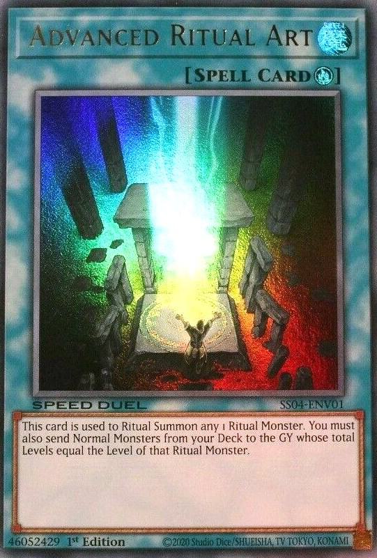 Advance Ritual Art - Ultra Rare - 1st Edition - SS04-ENV01