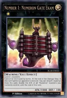 Number 1: Numeron Gate Ekam - Ultra Rare - 1st Edition - BLAR-EN022
