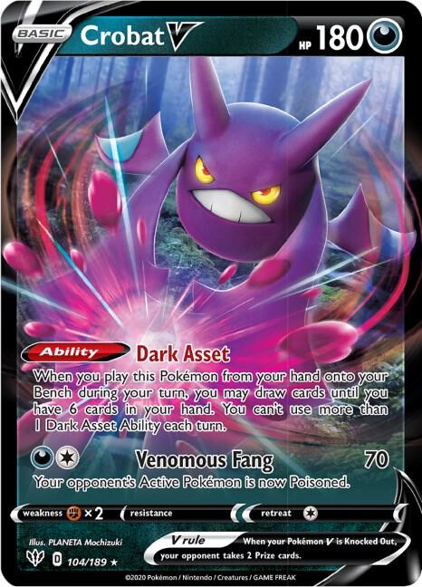 Crobat V - Foil - 104/189