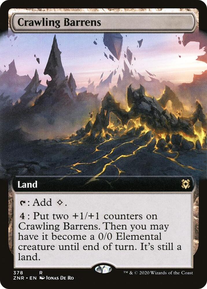 Crawling Barrens (Extended Art) - Rare - 378