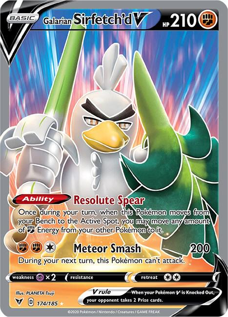 Galarian Sirfetch'd V (Full Art) - Ultra Rare - 174/185