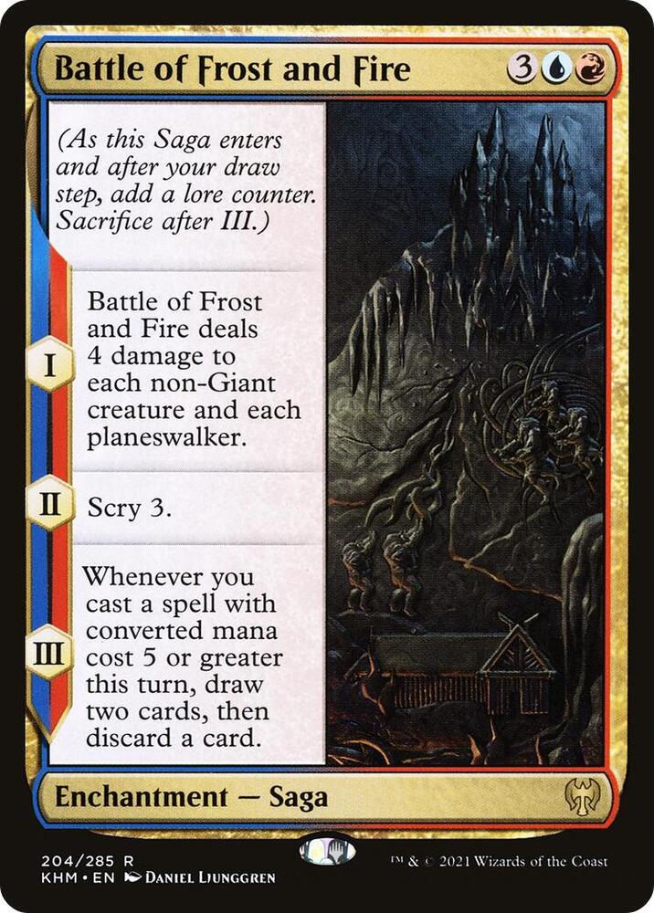 Battle of Frost and Fire - Rare - 204/284