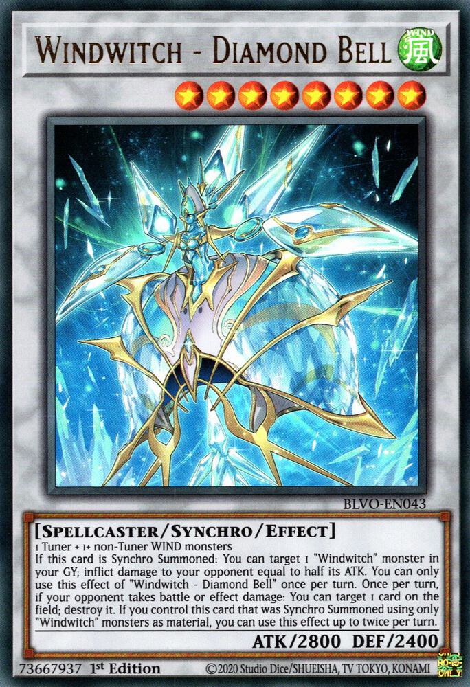 Windwitch - Diamond Bell (Ultra Rare) - 1st Edition - BLVO-EN043