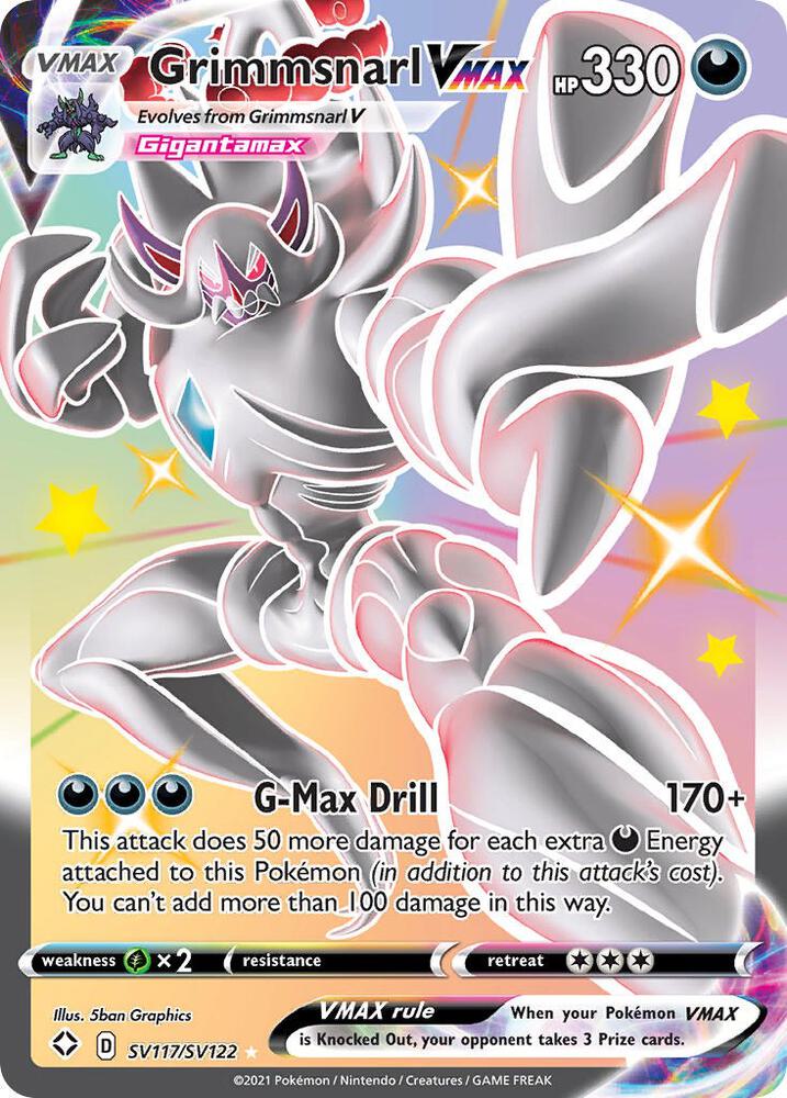 Grimmsnarl VMAX - Shiny Holo Rare - SV117/SV122