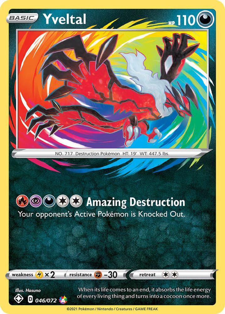 Yveltal - Amazing Rare - 046/072