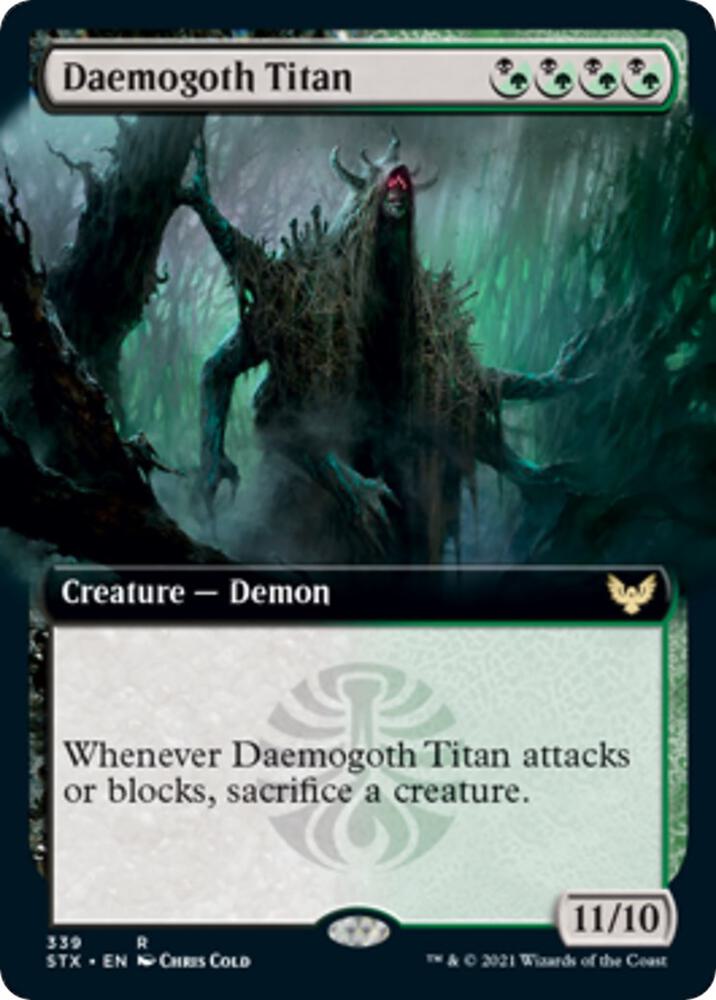 Daemogoth Titan (Extended Art) - Rare - 339