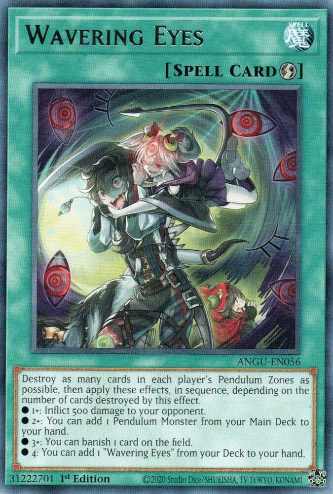 Wavering Eyes (Rare) - 1st Edition - ANGU-EN056
