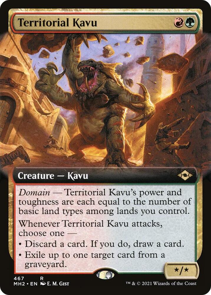 Territorial Kavu (Extended Art) - Rare - 467