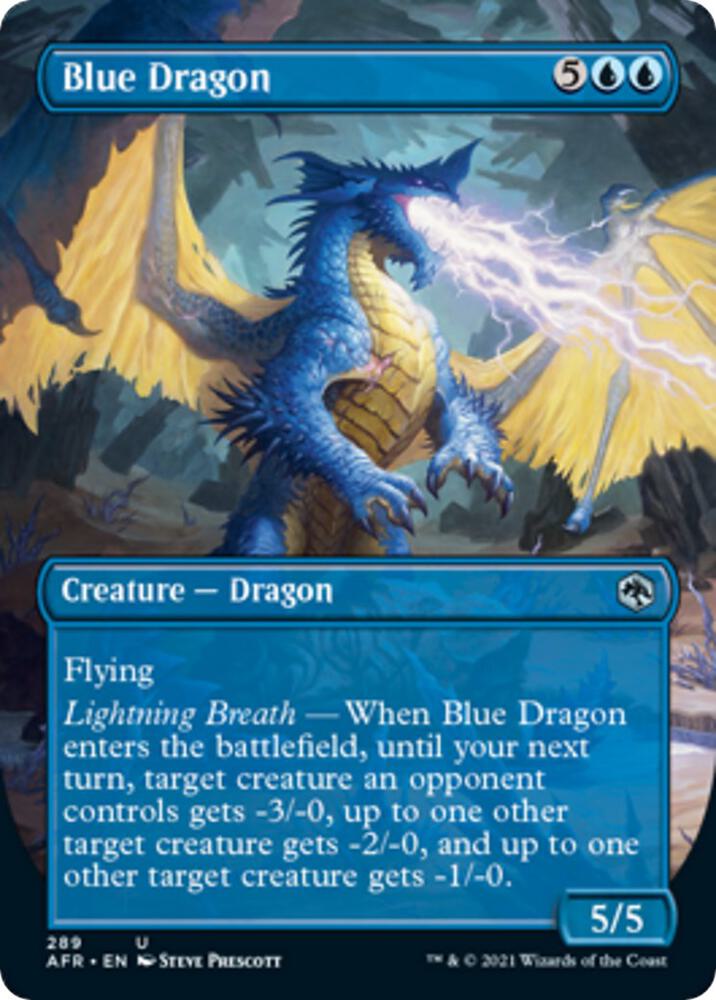 Blue Dragon (Borderless) (Foil) - 289