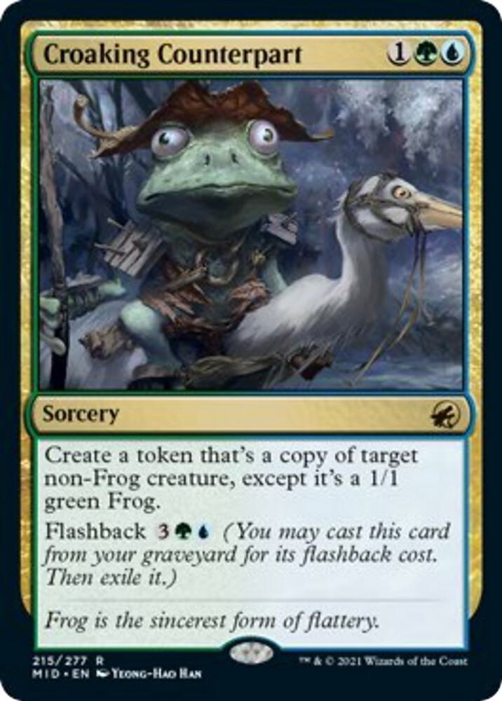Croaking Counterpart - Rare - 215/277