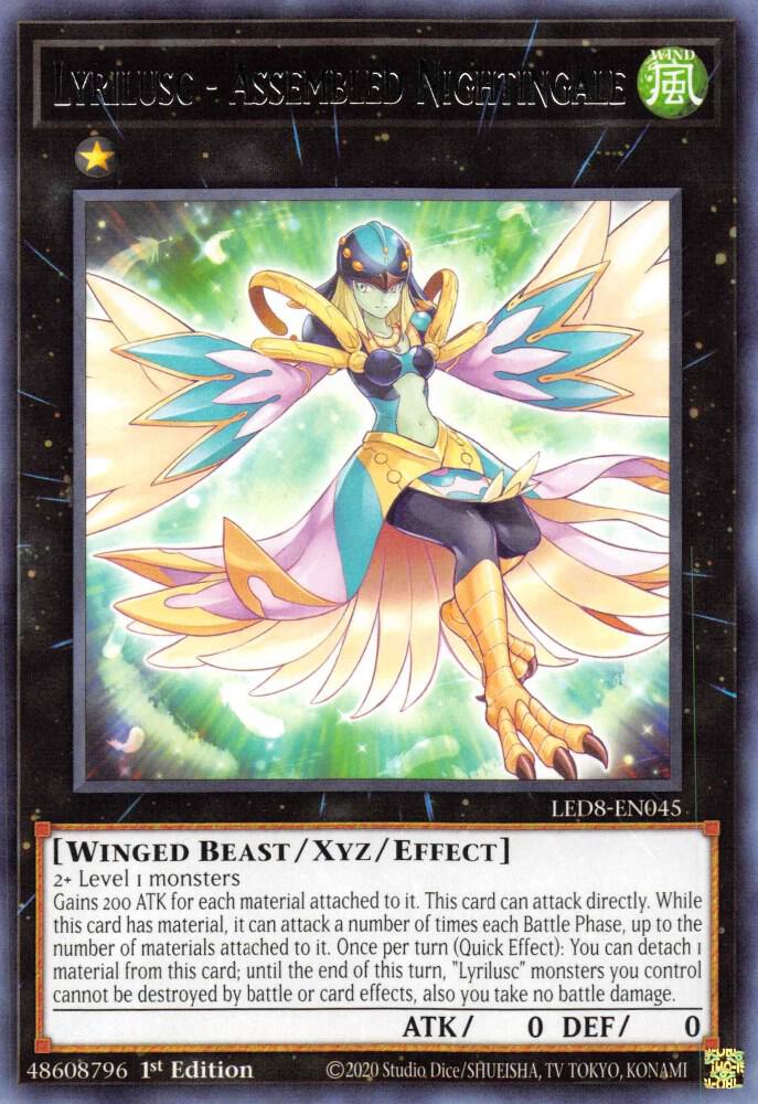 Lyrilusc - Assembled Nightingale - Rare - 1st Edition - LED8-EN045