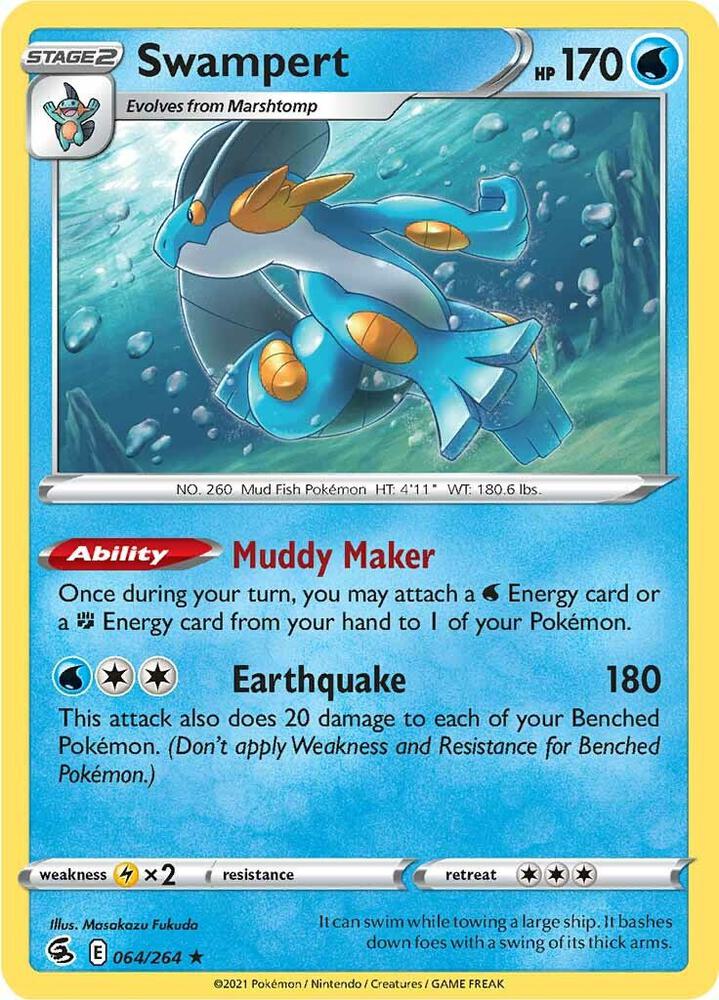 Swampert - Holofoil - 064/264