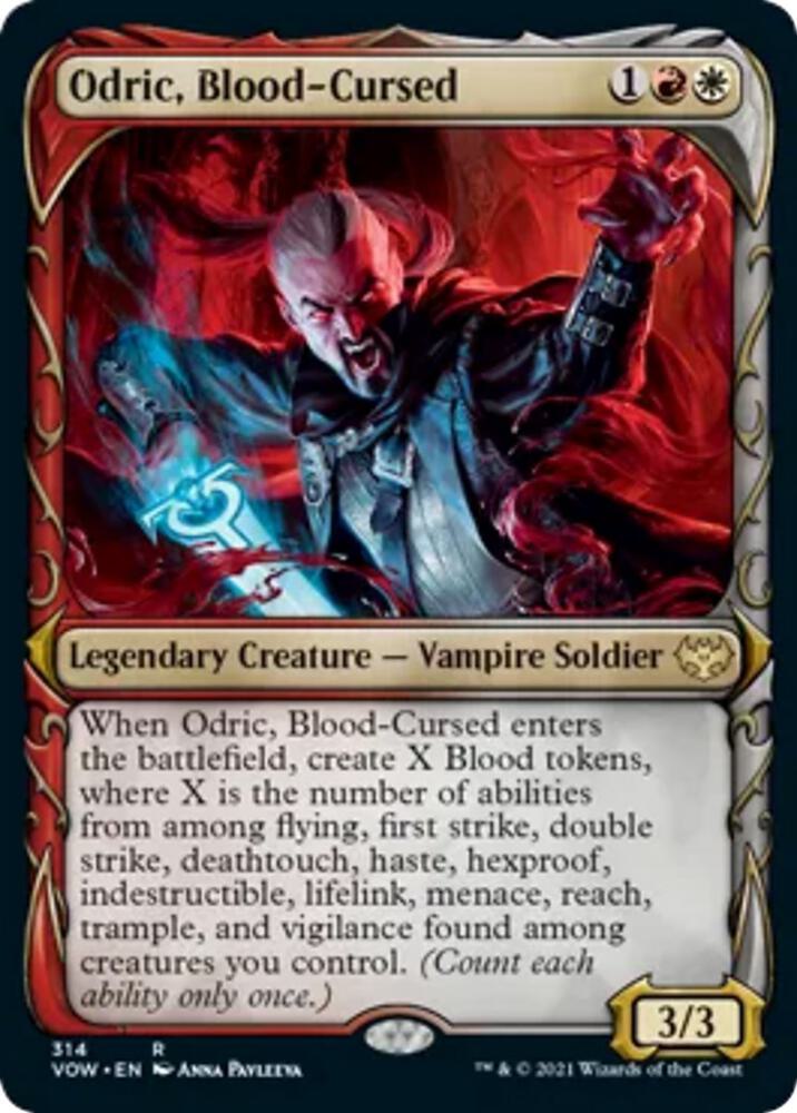 Odric, Blood-Cursed (Showcase) - Rare - 314