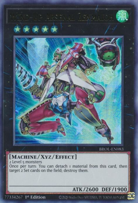 Wind-Up Arsenal Zenmaioh (Ultra Rare) - 1st Edition - BROL-EN083