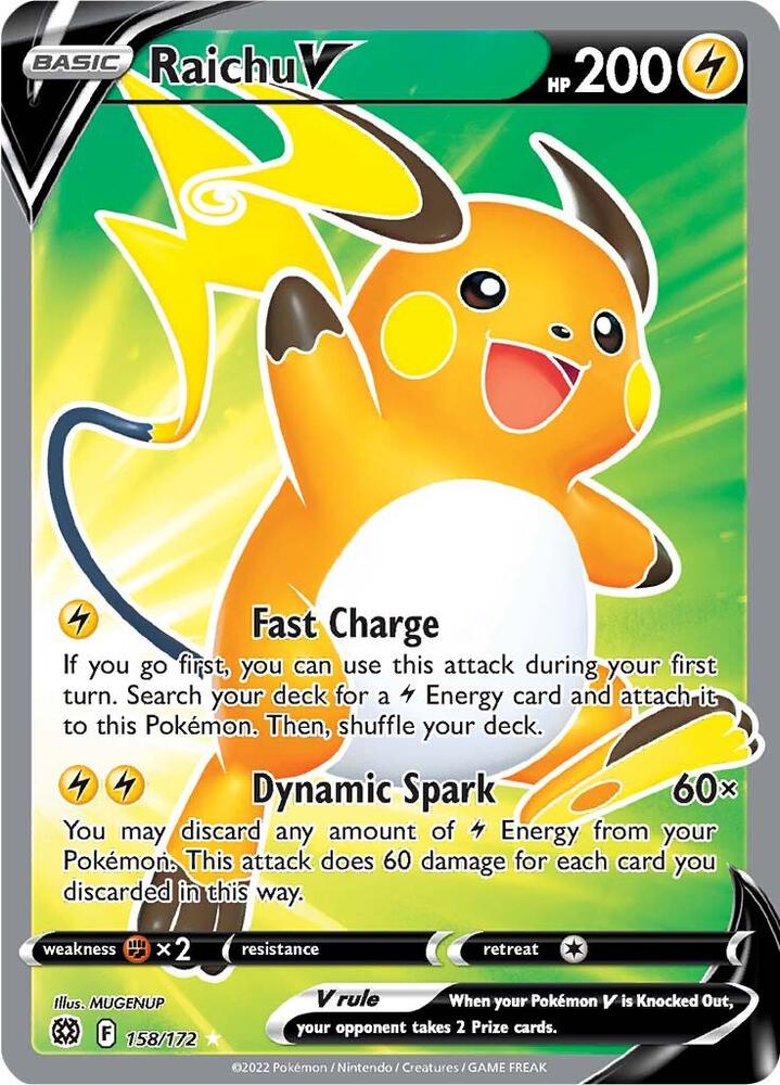 Raichu V - Ultra Rare - 158/172