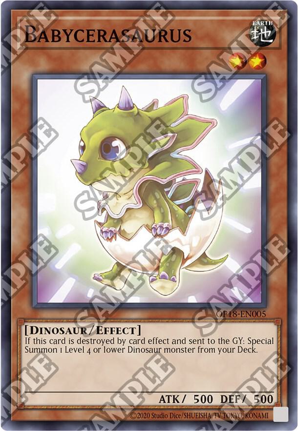 Babycerasaurus - Super Rare - Unlimited - OP18-EN005