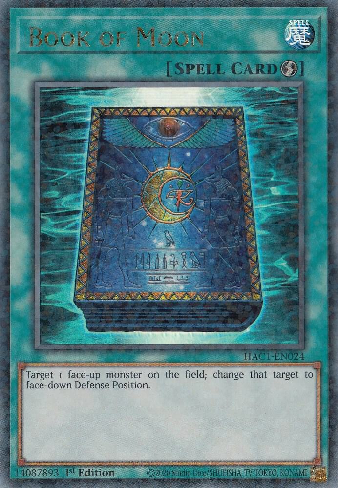 Book of Moon (Duel Terminal) - 1st Edition - HAC1-EN024