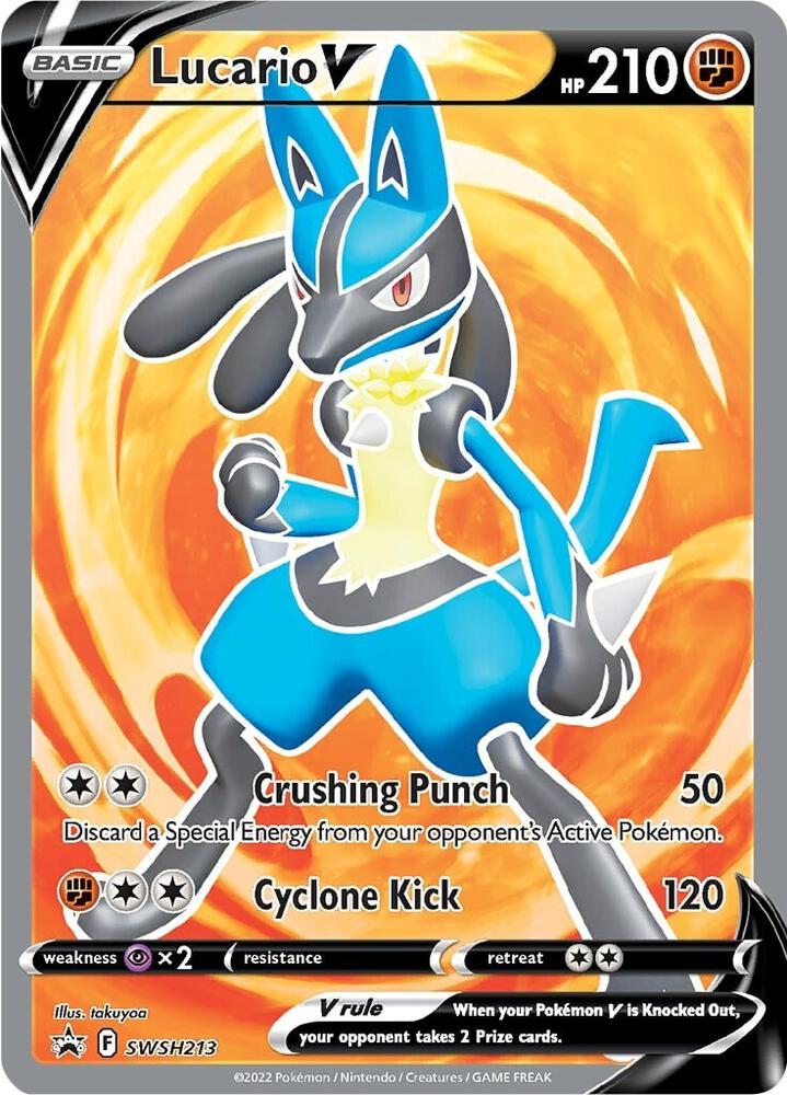 Lucario V - SWSH213 - Promo