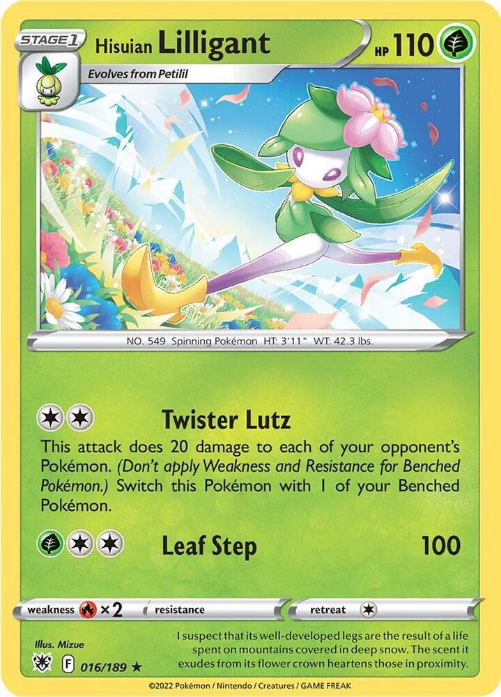 Hisuian Lilligant - Reverse Holofoil - 016/189