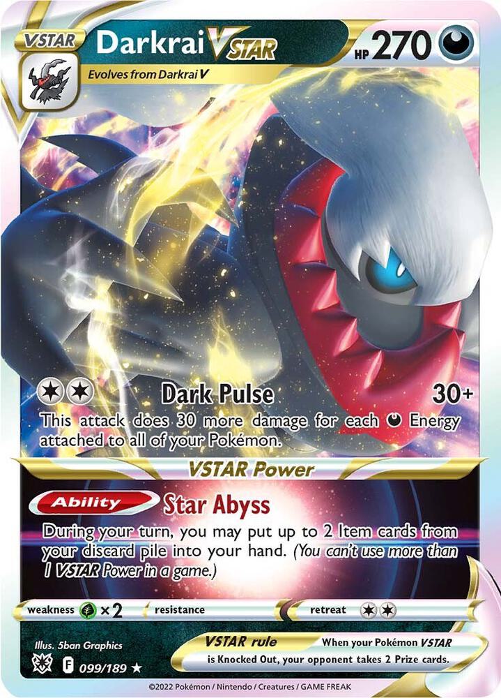 Darkrai VSTAR - Ultra Rare - 099/189