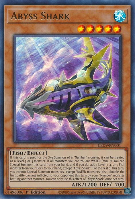 Abyss Shark - Ultra Rare - 1st Edition - LED9-EN001