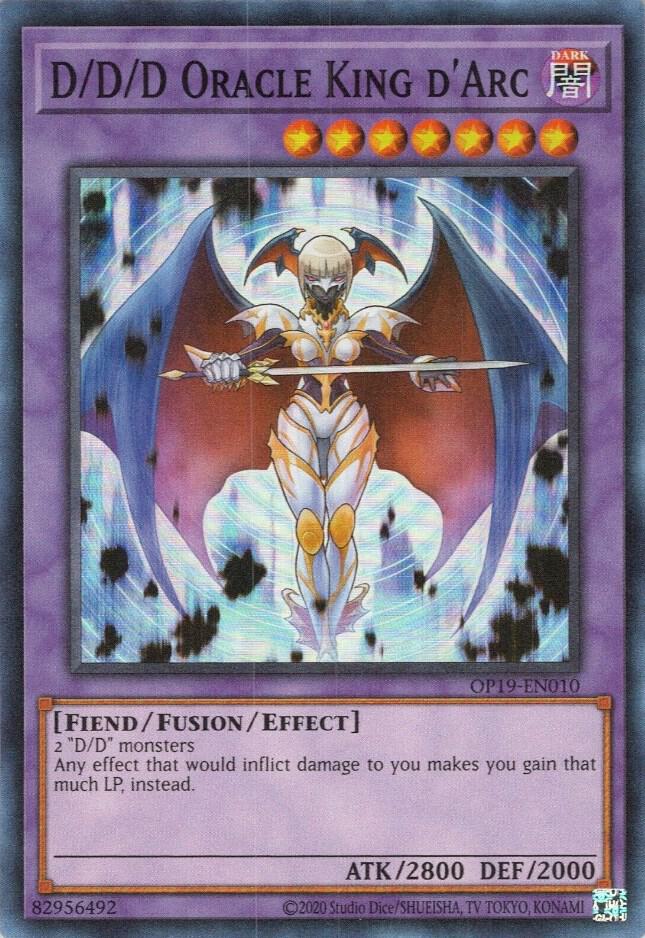 D/D/D Oracle King D'Arc - Super Rare - 1st Edition - OP19-EN010