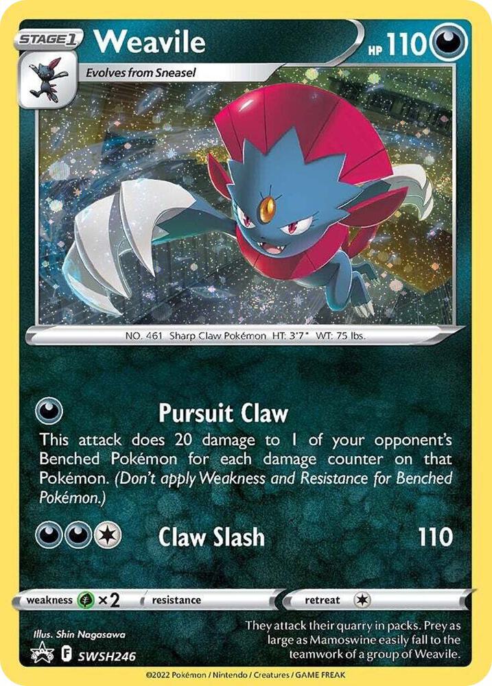 Weavile - Promo - Holofoil - SWSH246