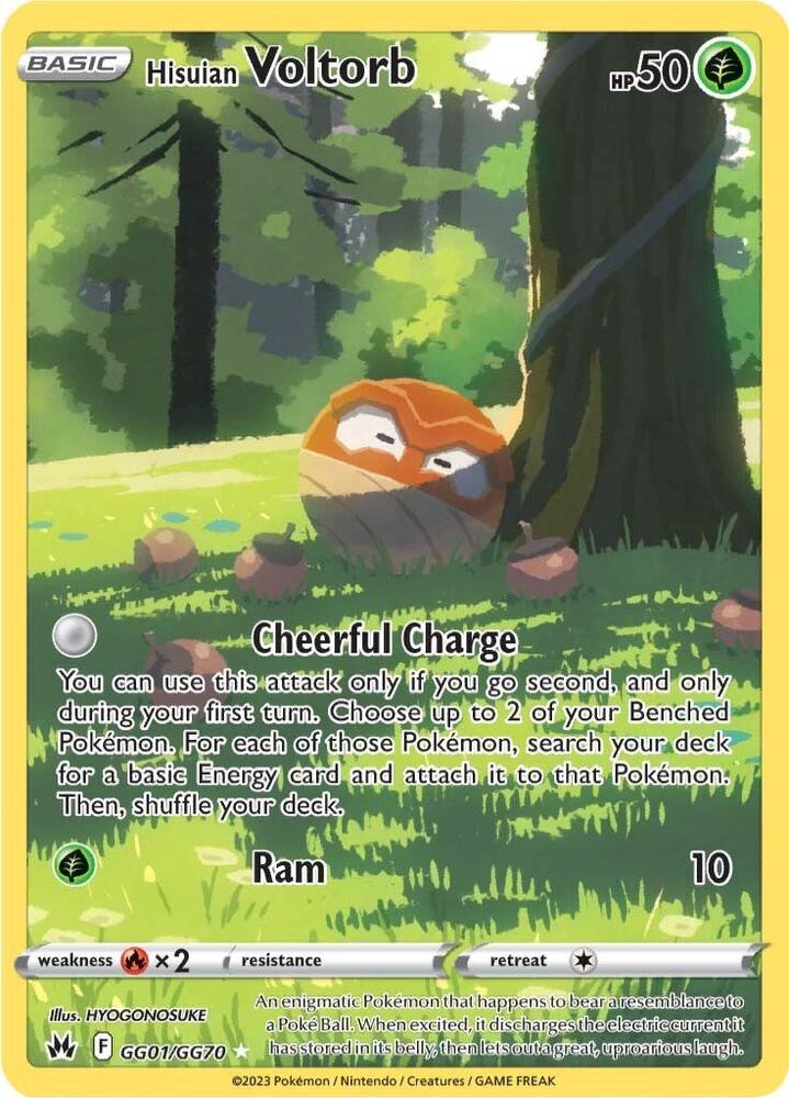 Hisuian Voltorb - GG01/GG70 (Holofoil)
