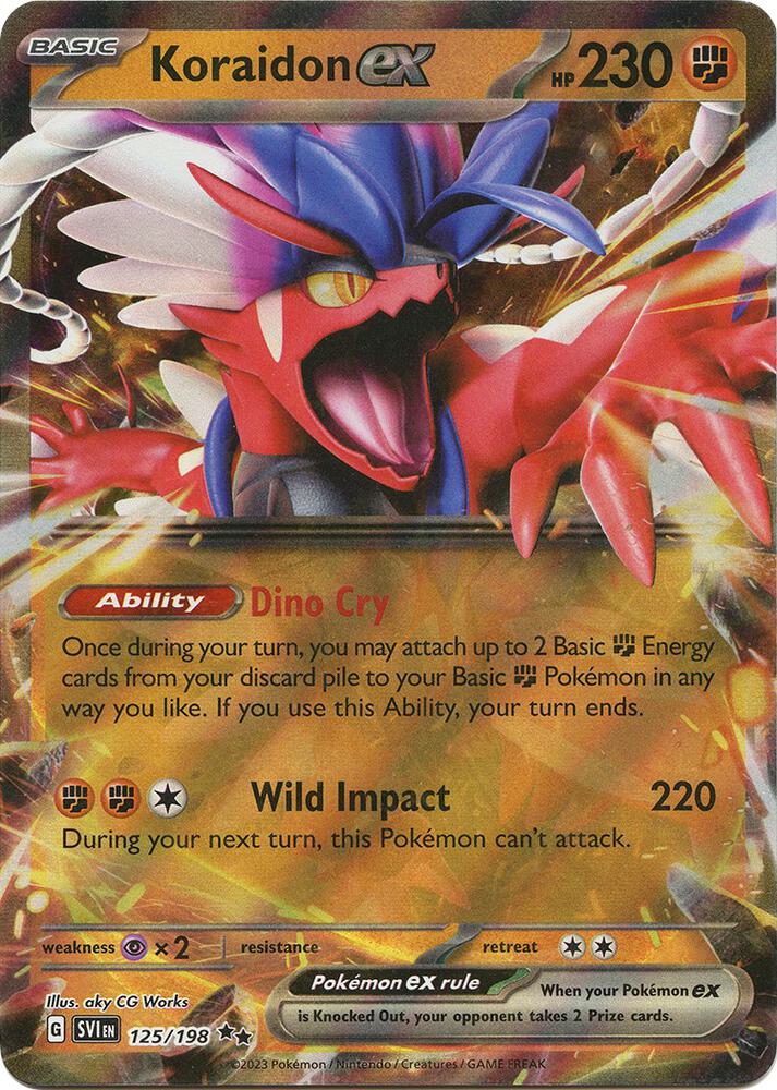 Koraidon ex - Double Rare - Foil - 125/198