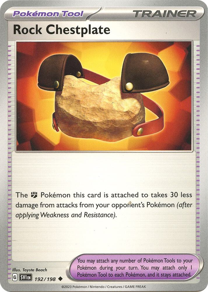 Rock Chestplate - Reverse Holofoil - 192/198