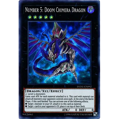 Number 5: Doom Chimera Dragon - Super Rare - Unlimited - DANE-EN092