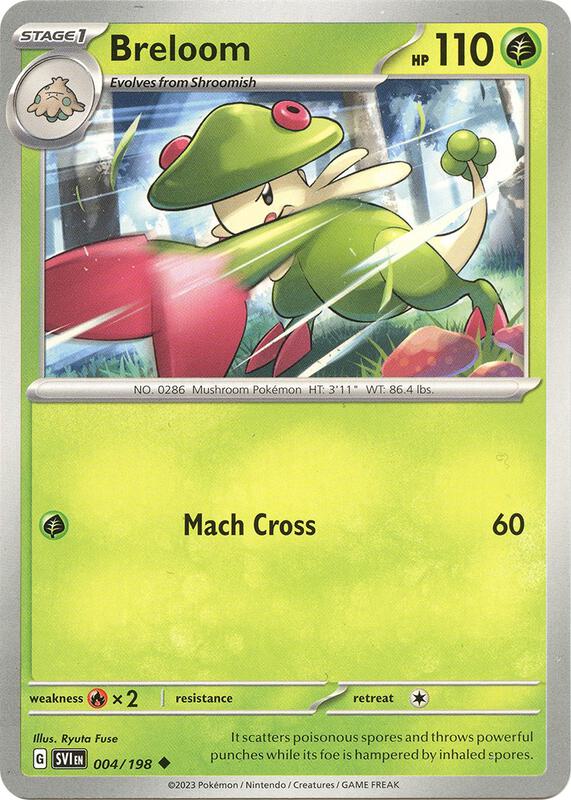 Breloom - Reverse Foil - Uncommon - 004/198