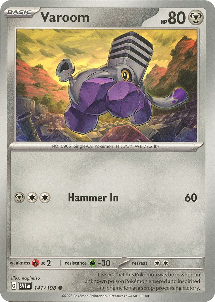 Varoom - Reverse Holo - Common - 141/198