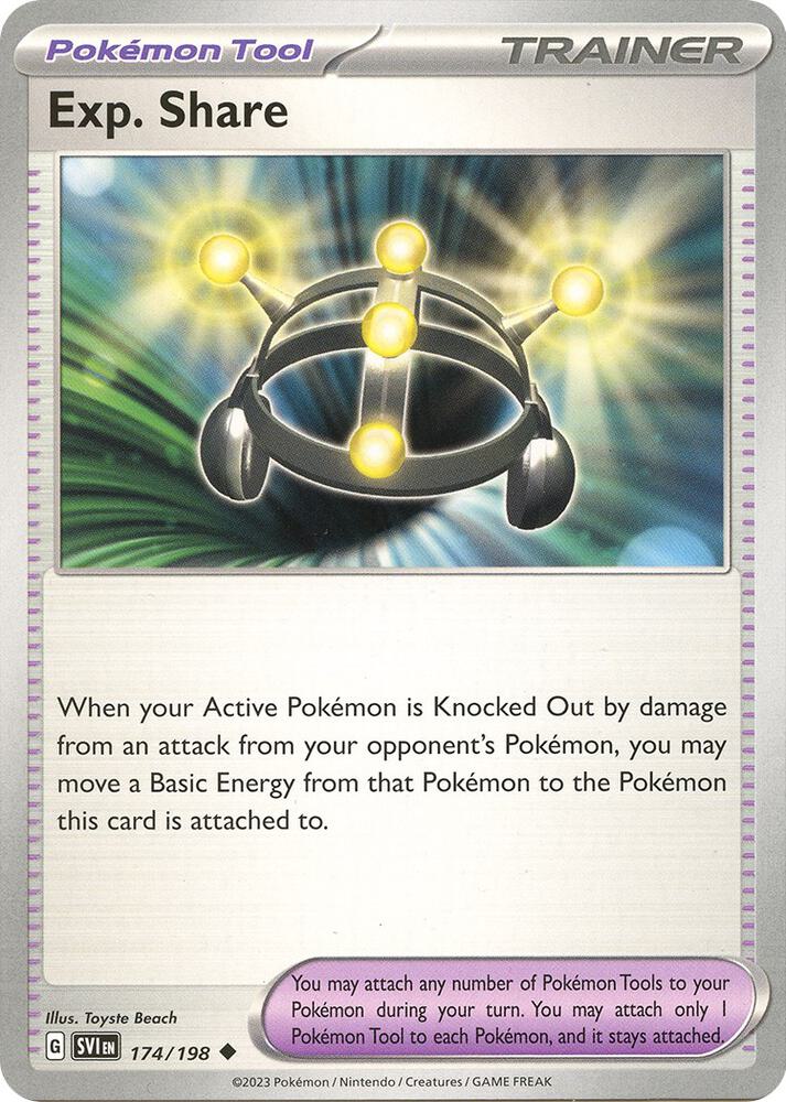 Exp. Share - Reverse Holofoil - 174/198