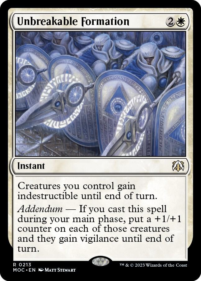 Unbreakable Formation - 0213 - Nonfoil