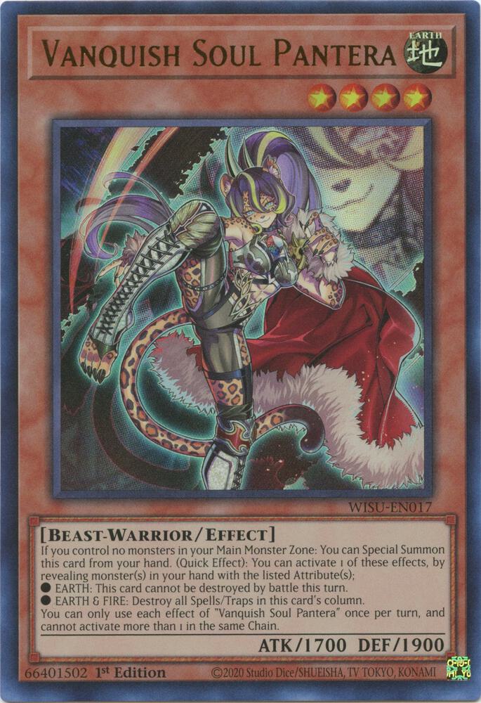 Vanquish Soul Pantera - Ultra Rare - 1st Edition - WISU-EN017