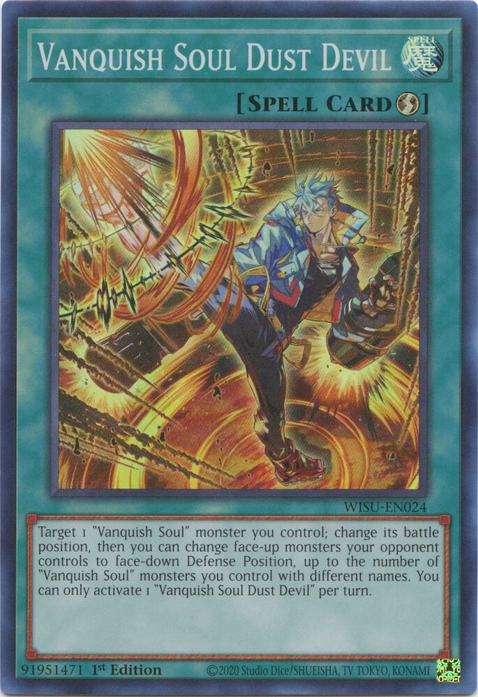 Vanquish Soul Dust Devil - Super Rare - 1st Edition - WISU-EN024