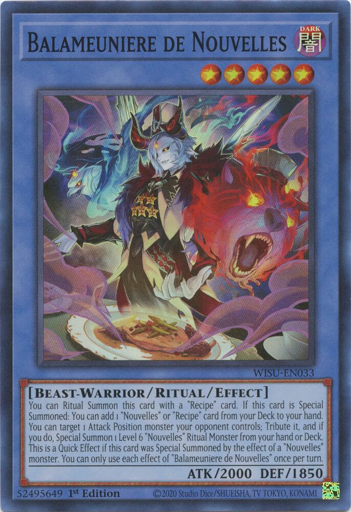 Balameuniere de Nouvelles - Super Rare - 1st Edition - WISU-EN033