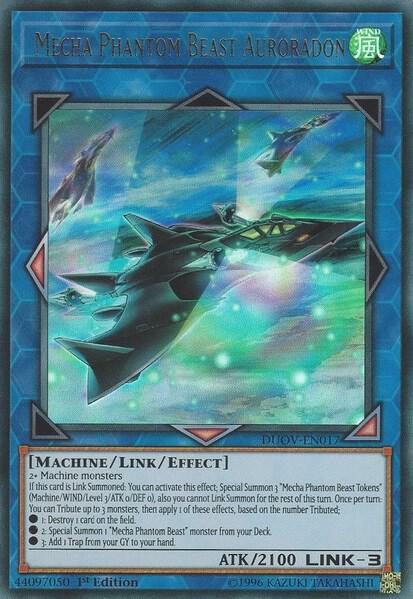 Mecha Phantom Beast Auroradon - Ultra Rare - 1st Edition - DUOV-EN017