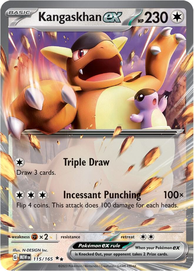 Kangaskhan Ex - 115/165 (MEW)