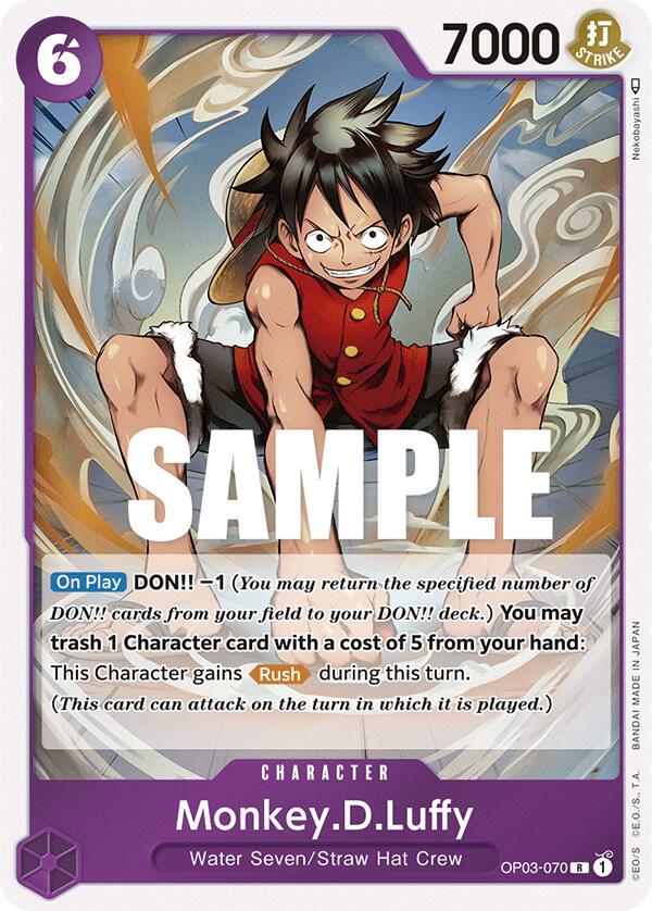Monkey.D.Luffy - Rare - Foil - OP03-070