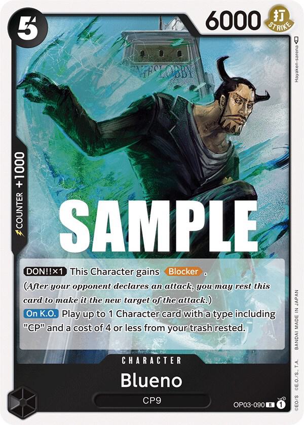Blueno - Rare - Foil - OP03-090