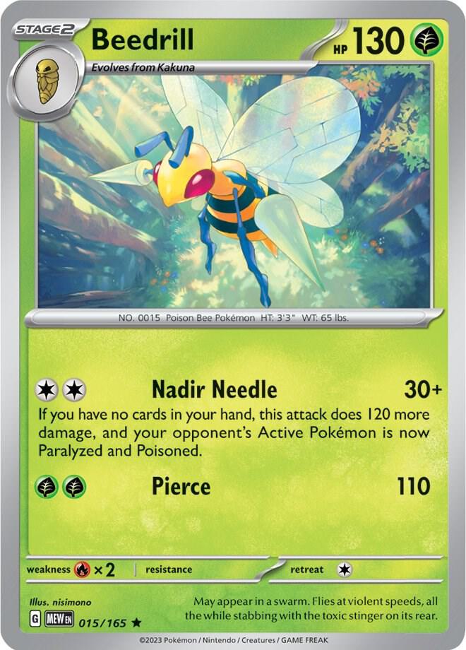 Beedrill - Holofoil - 015/165