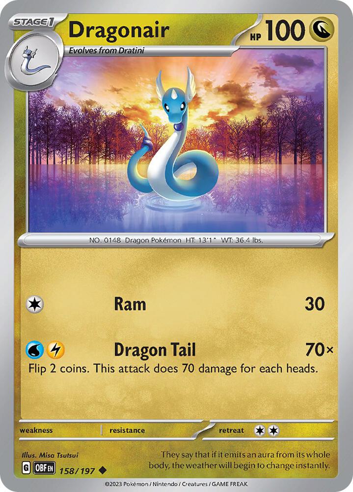 Dragonair - Reverse Foil - Uncommon - 158/197