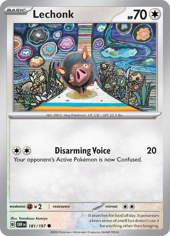 Lechonk - Reverse Foil - Common - 181/197