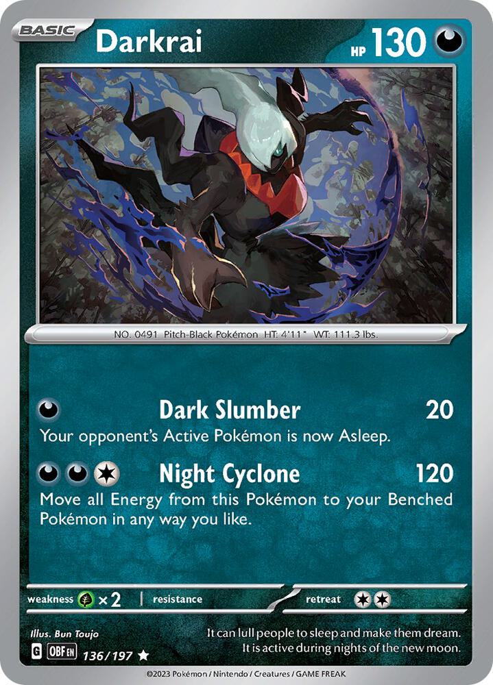 Darkrai - 136/197 - Holofoil