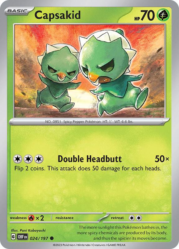 Capsakid - Reverse Foil - Common - 024/197