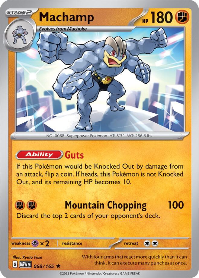 Machamp - Reverse Holofoil - 068/165