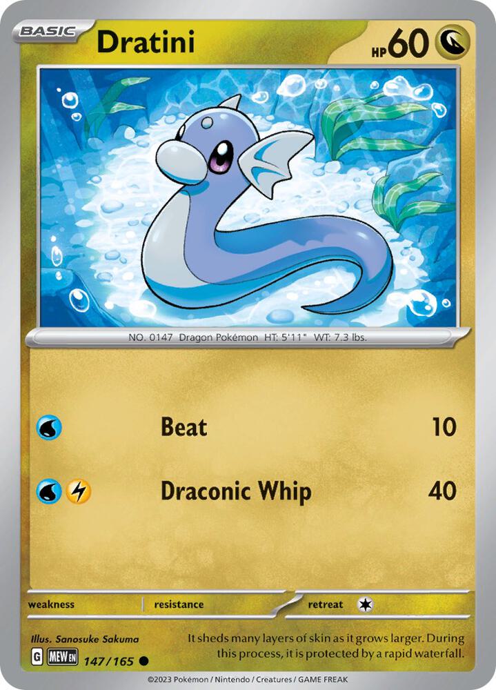 Dratini - Reverse Holofoil - 147/165